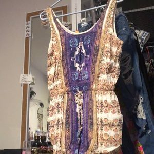 Tribal print romper